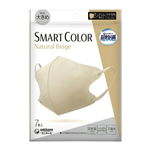 【80個セット】 超快適SMART COLOR Natural Beige ユニ・チャーム マスク