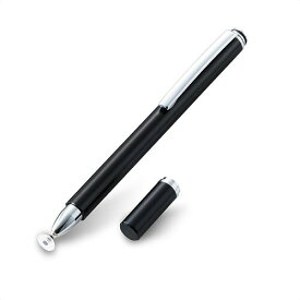 【2個セット】エレコム P-TPD02BK スマートフォン・タブレット用タッチペン ディスクタイプ ブラック