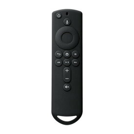 【3個セット】エレコム AVD-AFTSRCBK リモコンカバー Fire TV Stick 4K Fire TV第3世代 Fire TV Cube用 Alexa対応 シリコン製 ブラック