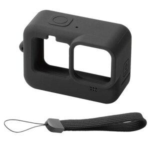 【3個セット】エレコム AC-GP9BSSCBK アクションカメラ 用 アクセサリ GoPro HERO 10 / 9 用 シリコンケース シリコンケース カバー ゴープロ HERO9 Black ブラック 高品質