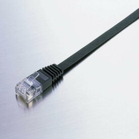 【2個セット】エレコム LD-GF/BK7 LANケーブル CAT6 Gフラットケーブル LD-GF BK7 ランケーブル 7m スーパーフラット CAT6準拠 ブラック Gフラットケーブル