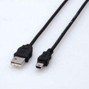 y3ZbgzGR USB-ECOM530 USBminiP[u USB A IX-USB miniB IX 3.0m RoHSwߏ ubN USB~jP[u ΉUSB2.0P[u ( A:~jB^Cv ) 3m i