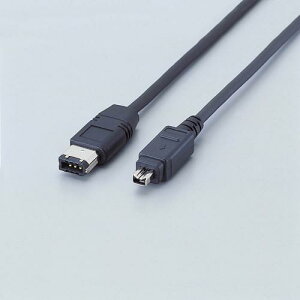 y2ZbgzGR IE-461BK IEEE1394 FireWire400 ( i.LINKEDV ) P[u 6pin-4pin 1.0m ubN IEEE1394P[u i