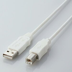 �y3�Z�b�g�z�G���R�� USB2-ECO30WH USB�P�[�u�� USB2.0 AB�^�C�v RoHS�w�ߏ��� 3.0m �z���C�g �G�RUSB�P�[�u�� ( A-B 3m ) ���i��