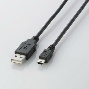 �y5�Z�b�g�z�G���R�� U2C-M10BK USB�P�[�u�� USB2.0 A-miniB�^�C�v 1m �u���b�N M USB2.0�P�[�u�� ( mini-B�^�C�v ) ���i��