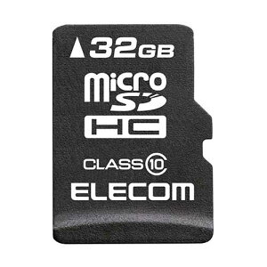 【3個セット】エレコム MF-MSD032GC10R マイクロSD カード 32GB Class10 SD変換アダプタ付 データ復旧サービス 高品質