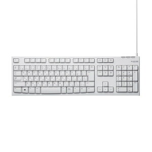 yK㗝Xz GR TK-FCM062WH ϋvL[̗pUSBڑ L X^_[h L[{[h s_ Windows11 Ή ELECOM 6Jۏ zCg u eL[t u LtL