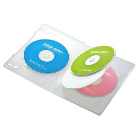 サンワサプライ DVD-TN4-10CL DVDトールケース（4枚収納・10枚セット・クリア） アクセサリ メディアケース SANWA SUPPLY