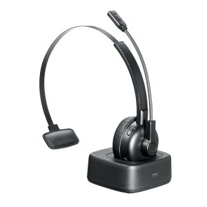 サンワサプライ MM-BTMH67BK Bluetoothヘッドセット(単一指向性マイク・充電クレードル付き) ペリフェラル BTヘッドセット・アダプタ SANWA SUPPLY 高品質