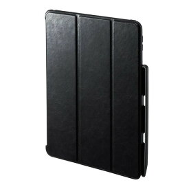 サンワサプライ PDA-IPAD1614BK iPad 10.2インチ　Apple Pencil収納ポケット付きケース　ブラック アクセサリ タブレット SANWA SUPPLY