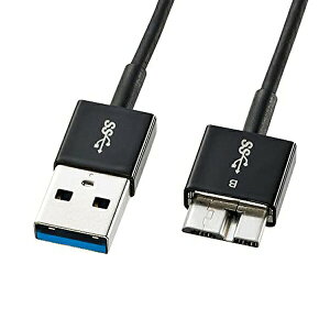 TTvC KU30-AMCSS05K USB3.0}CNP[u(A-MicroB)@0.5m@ P[u USBP[u SANWA SUPPLY i