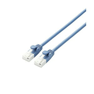 GR LD-GPAYT/BU30 ELECOM LANP[u CAT6A 3m c܂Ȃ ܐ܂h~RlN^ cat6a 炩 z u[ 炩P[u  X^_[h c܂h~  c܂h~^