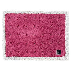 【3個セット】 オカ 浴室足ふきマット ピンク 約45cm×60cmcm 乾度良好Ag+バスマット クリーンフット (吸水 速乾 抗菌) 抗菌 衛生的 お風呂 脱衣所 バス バスマット ブルー かわいい 吸水 北欧 マ