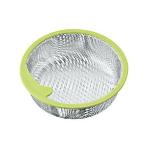 【2個セット】 SANEI PH698AF-L-LG キッチンバスケット 浅型 ステンレス 144mm グリーン 水栓 サンエイ 三栄 三栄水栓 ゴミ受け カゴ キッチン 調理 品番 水切り 台所 メッシュ キッチン用品 排水用