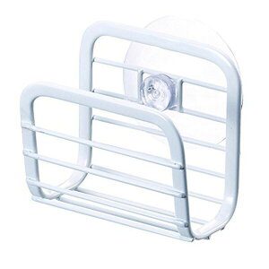 【2個セット】 アスベル Wコートスポンジ入れ小 「Nポゼ」 ホワイト 2624 水廻 キッチン 新生活 ホルダー 水廻り 水切り スポンジラック ポゼ 生活 シンク 掃除 スポンジ ダブルコート 台所収