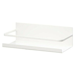 山崎実業 マグネット スパイスラック ホワイト 約W24.5×D11×H8.5cm プレート Plate キッチンラック 調味料ラック キッチン 収納 2410 容器 キッチン収納グッズ 小物 省スペース スチール 水廻 整理
