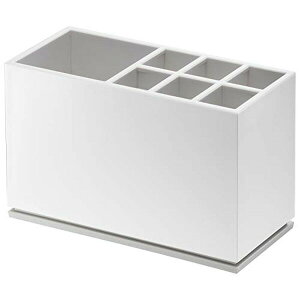 【3個セット】 山崎実業 歯ブラシスタンド トゥースブラシスタンド ミスト ホワイト 7843 衛生的 歯ブラシ立て キッチンブランチ 収納 プレゼント 人気 歯磨き ハブラシ スリム 新生活 かわい