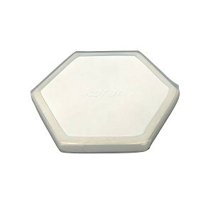 【5個セット】 アネスティ・カンパニー Karari シリコン付き 珪藻土コースター ヘキサゴン ホワイト HO1857 カラリ アネスティ キッチン雑貨 珪藻土 調理器具 カバー付 コースター 高品質