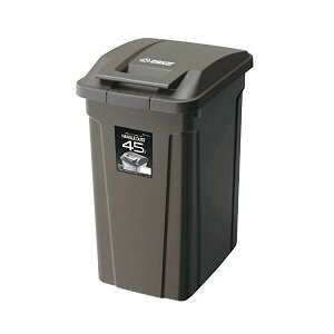 アスベル SPハンドル付ダストボックス45L BRW 6726 ブラウン リビング ロック付き 屋内 店舗 角型 フタ付きゴミ箱 ダストボックス スリム キッチン 品番 新生活 大きい 大きめ ゴミ箱 ロック 持