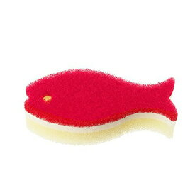 【10個セット】 マーナ おさかなスポンジ・WR 食器洗い ワインレッド 日本製 キッチン 食器用スポンジ 3層構造 泡立ち 魚型 K662WR MARNA 食器 キッチンスポンジ 食器スポンジ グラス 台所用スポンジ スリム 新生活 かわいい コップ洗い 人気商品