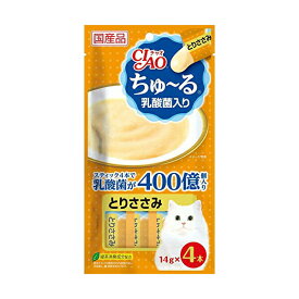 【3個セット】 いなば チャオ ちゅ る 乳酸菌入り とりささみ 14g×4本 ペースト 国産品 おやつ SC-233 いなばペットフード チュール CIAO 緑茶消臭成分配合 SC233 猫用ふりかけ ちゃおちゅーる キャットフード 猫おやつ エクプラ特選 ペットフード 厳選素材