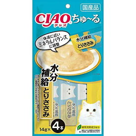 【6個セット】 いなば チャオ ちゅ る 水分補給 とりささみ 14g×4本 ペースト 国産品 おやつ SC-180 いなばペットフード チュール CIAO 緑茶消臭成分配合 SC180 猫用ふりかけ ちゃおちゅーる キャットフード いなば食品 猫おやつ エクプラ特選 厳選素材