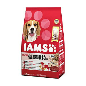 マースジャパンリミテッド アイムス IAMS ドッグフード成犬用 健康維持用 小粒 ラム&ライス 2.6kg イヌ アダルト 全品種 ドライフード マースジャパン 犬用フード ドッグフード 総合栄養食 犬