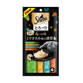【24個セット】 マースジャパンリミテッド シーバ とろーり メルティ 4つの味 とりささみ味の誘惑12g×4