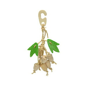 【3個セット】 三晃商会 ナチュラルハンガー どんぐり 約230mm長 30g 小鳥 バード・トイ A13 サンコー SANKO バードモア バードトイ 小鳥用おもちゃ 鳥用品 インコ オウム かじり木 バード とり グ