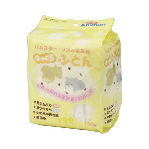 【6個セット】 ドギーマン ミニアニマン ふっくらふとん 130g ハムスター 床材 ハリネズミ ハムスター、リスなど 日本製 小動物用床敷材 ドギーマンハヤシ 小動物 ハヤシ グッズ ペット 厳選