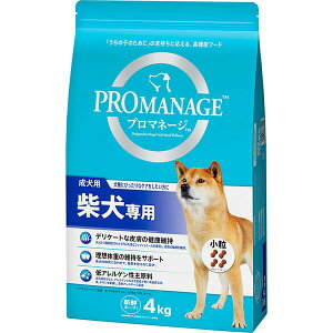 マースジャパンリミテッド プロマネージ ドッグフード成犬用 柴犬専用 4kg チキン ドライ イヌ アダルト 柴犬 ドライフード 低アレルギー マースジャパン ドッグフード 総合栄養食 犬用品 ド