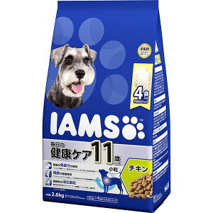 マースジャパンリミテッド アイムス IAMS ドッグフード 11歳以上用 毎日の健康ケア 小粒 チキン シニア犬用 2.6kg ドライ イヌ シニア 全品種 ドライフード マースジャパン シニア犬 犬用フード