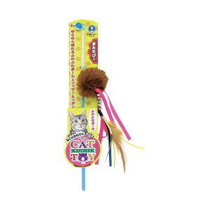【6個セット】 ペティオ CAT TOY キャットトイ 猫用じゃらし ふわふわボール じゃらし 全猫種 Petio W25013 ねこじゃらし 猫用おもちゃ 猫じゃらし ペット用品 ヤマヒサ ペット用 ネコ キャット ボ