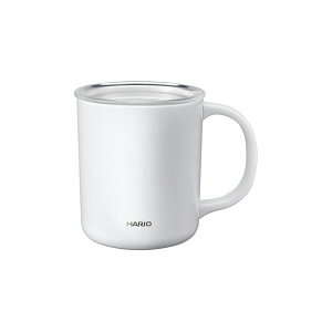 �y2�Z�b�g�zHARIO �n���I �Z���~�b�N�R�[�e�B���O �^���d�ۉ��}�O �z���C�g 350ml �t�^�t�� CMG-350-W ���i��