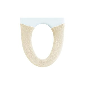 【10個セット】 オカ (OKA) コクーン トイレ便座カバー 洗浄・暖房型専用タイプ ベージュ (洗浄 暖房 洗える ニット あたたかい クッション やわらか)
