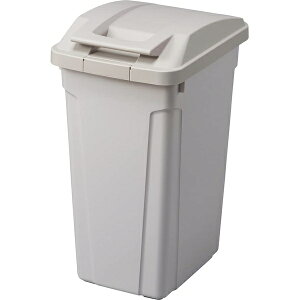アスベル ゴミ箱 日本製 屋外 フタ付 ロック付き ハンドル付分別ダストボックス45L ライトグレー 幅31.5×奥行42.3×高さ61.8cm