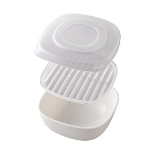 アーネスト 日本製 冷凍ご飯 容器 (五つ星お米マイスター監修/ 逆さでチン! ふっくら美味しい/洗いやすい/1膳分) 食洗機対応 保存容器 ご飯がう米わん 大手飲食店愛用ブランド ホワイト A-7809