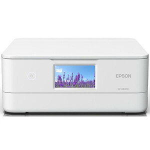 EPSON EP-887AW Colorio A4カラーインクジェット複合機 EP-887AW 6色染料 ホワイト コンパクト&スタイリッシュ 高品質