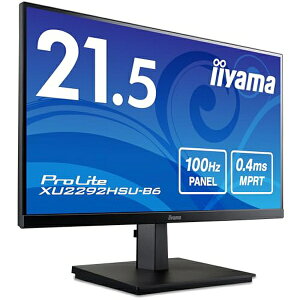 iiyama XU2292HSU-B6 21.5�^�t���f�B�X�v���C ProLite XU2292HSU-B6(1920 x 1080/HDMI�ADisplayPort/�u���b�N/�X�s�[�J:����/�t��HD/IPS����)