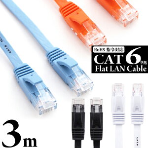 y 0~ z LANP[u 3m CAT6 tbg P[u 1Nۏ Xg[g c܂h~Jo[ X[p[tbg     炩 1.7mm J[ybg T[o[  Ɩp PlayStation4