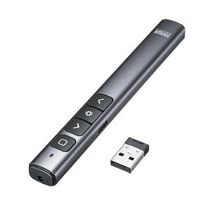 �T�����T�v���C LP-RF117GM ���[�U�[�|�C���^�[ �p���[�|�C���^�[ ���C�����X�v���[���^�[ 2.4GHz �O���[�����[�U�[ ���V�[�o�[�{�̎��[�\ PSC�F�� USB�[�d�� PowerPoint �u���b�N