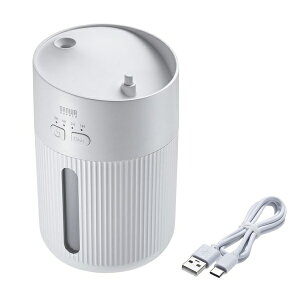 �T�����T�v���C USB-TOY103W USB������ ��� �����g�� �ォ�狋�� ��e�� 400ml �É� ���^ USB���d�� ���R��h�~ LED���C�g �^�C�}�[ �I�t�B�X �f�X�N �z���C�g