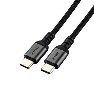 �y3�Z�b�g�z �G���R�� MPA-CC5PAN10BK USB-C to USB-C�P�[�u�� 1m PD 100W �i�C�������b�V�� Type C���� �X�}�z�E�^�u���b�g���Ή� �u���b�N