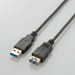 y2Zbgz USBP[u GR USB3-EX20BK ɍUSB3.0P[u A-A [USB3.0 A - A] 2.0m ubN