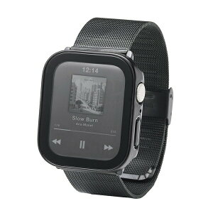 �G���R�� Apple Watch SE3 SE2 �Ή� �t���J�o�[�P�[�X AW-25DFCGEBK �u���b�N �h�� IPX7 ELECOM �����K���X �w��h�~ �Ռ��z�� �ی�P�[�X �E�H�b�`�p�i