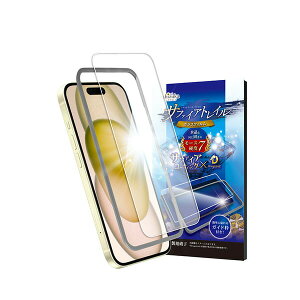 shizukawill iPhone16 Plus / iPhone15 Plus �T�t�@�C�A�g���C�� ���[�X���x7 �K���X�t�B���� �ی�t�B���� iPhone16 Plus / iPhone15 Plus APIP15MSCGL �V�Y�J�E�B��