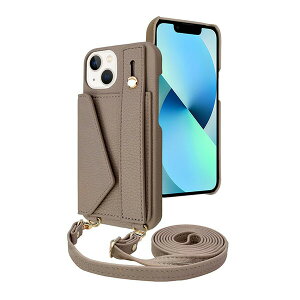 shizukawill iPhone13 �P�[�X �J�o�[ �V�����_�[�P�[�X �A�C�t�@���f5 �X�g���[�g���[�h iPhone13 �O���[�u���E�� APIP13IF51BR �V�Y�J�E�B��