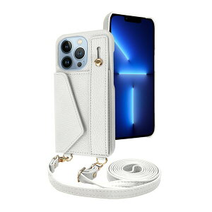 shizukawill iPhone13 Pro �P�[�X �J�o�[ �V�����_�[�P�[�X �A�C�t�@���f5 �X�g���[�g���[�h iPhone13 Pro �X�m�[�z���C�g APIP13PIF51WH �V�Y�J�E�B��