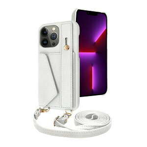 shizukawill iPhone13 Pro Max �P�[�X �J�o�[ �V�����_�[�P�[�X �A�C�t�@���f5 �X�g���[�g���[�h iPhone13 Pro Max �X�m�[�z���C�g APIP13PMIF51WH �V�Y�J�E�B��