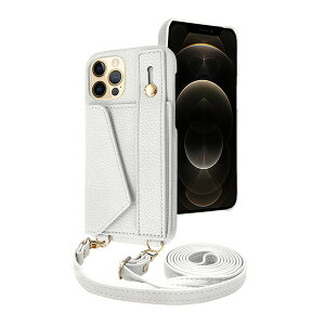 shizukawill iPhone12 / 12 Pro �P�[�X �J�o�[ �V�����_�[�P�[�X �A�C�t�@���f5 �X�g���[�g���[�h iPhone12 / 12 Pro �X�m�[�z���C�g APIP12PIF51WH �V�Y�J�E�B��